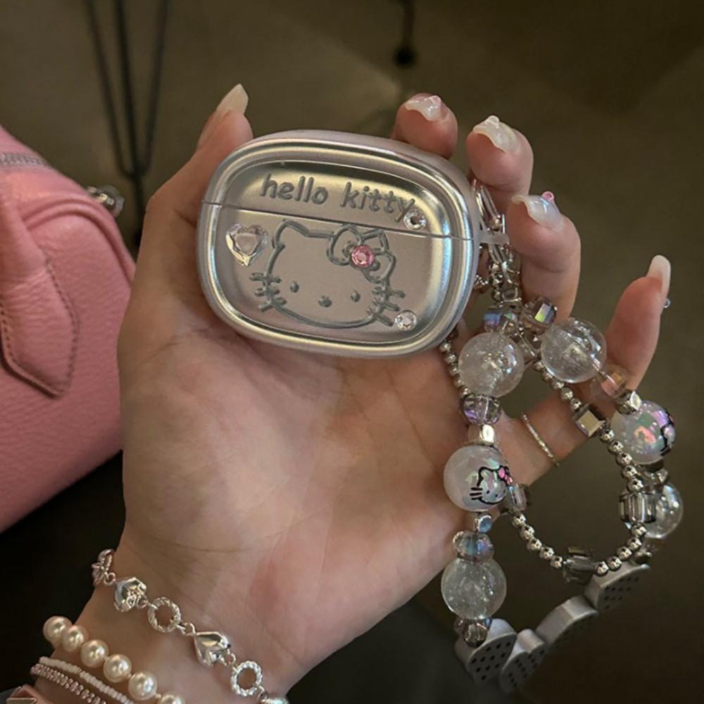 실버 키티 에어팟케이스 프로2 3세대