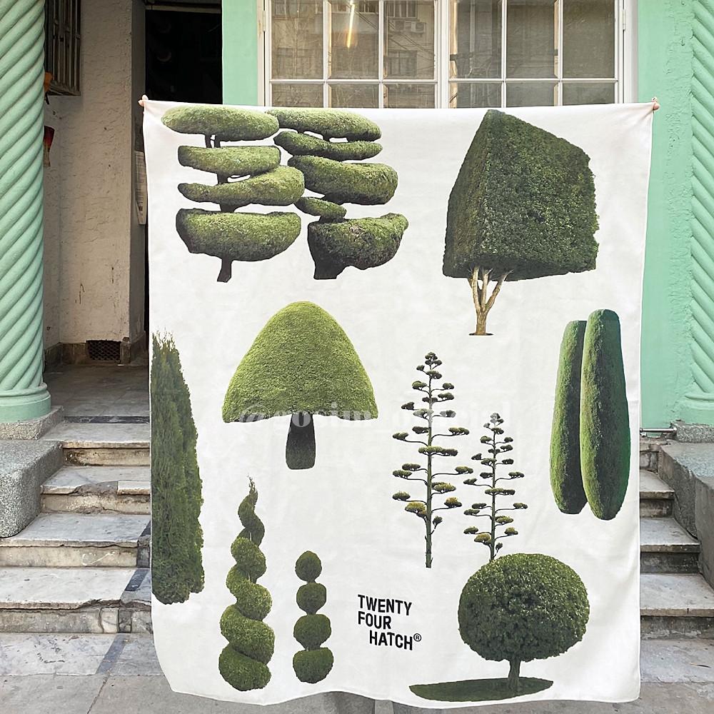 공간분리 가림천 패브릭 포스터 숲 벽가림막 100x120cm