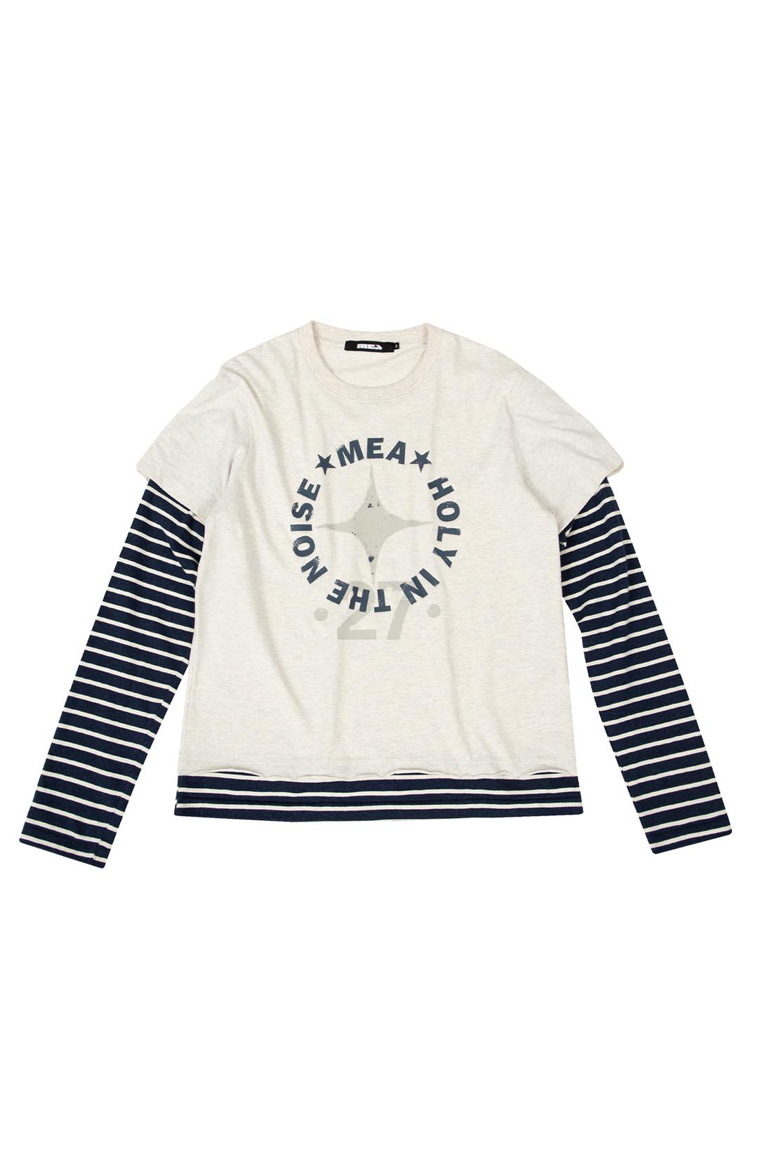 LAYERED 27 L/S TOP [OATMEAL]