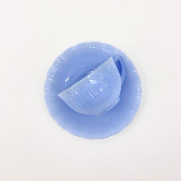 [Vintage] Delphite Blue teacup