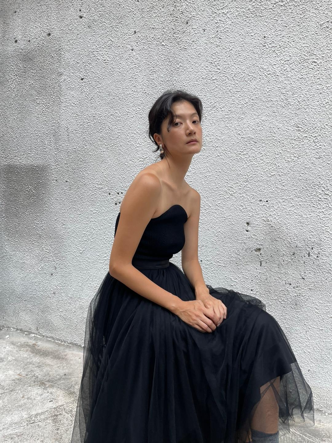 코르셋 니트 수트