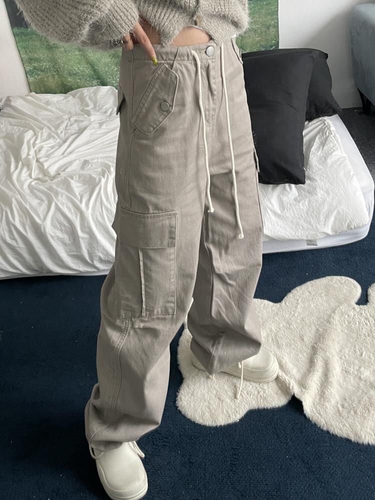 y2k 스트랩 카고 팬츠(2color/2-4일 여유주문)