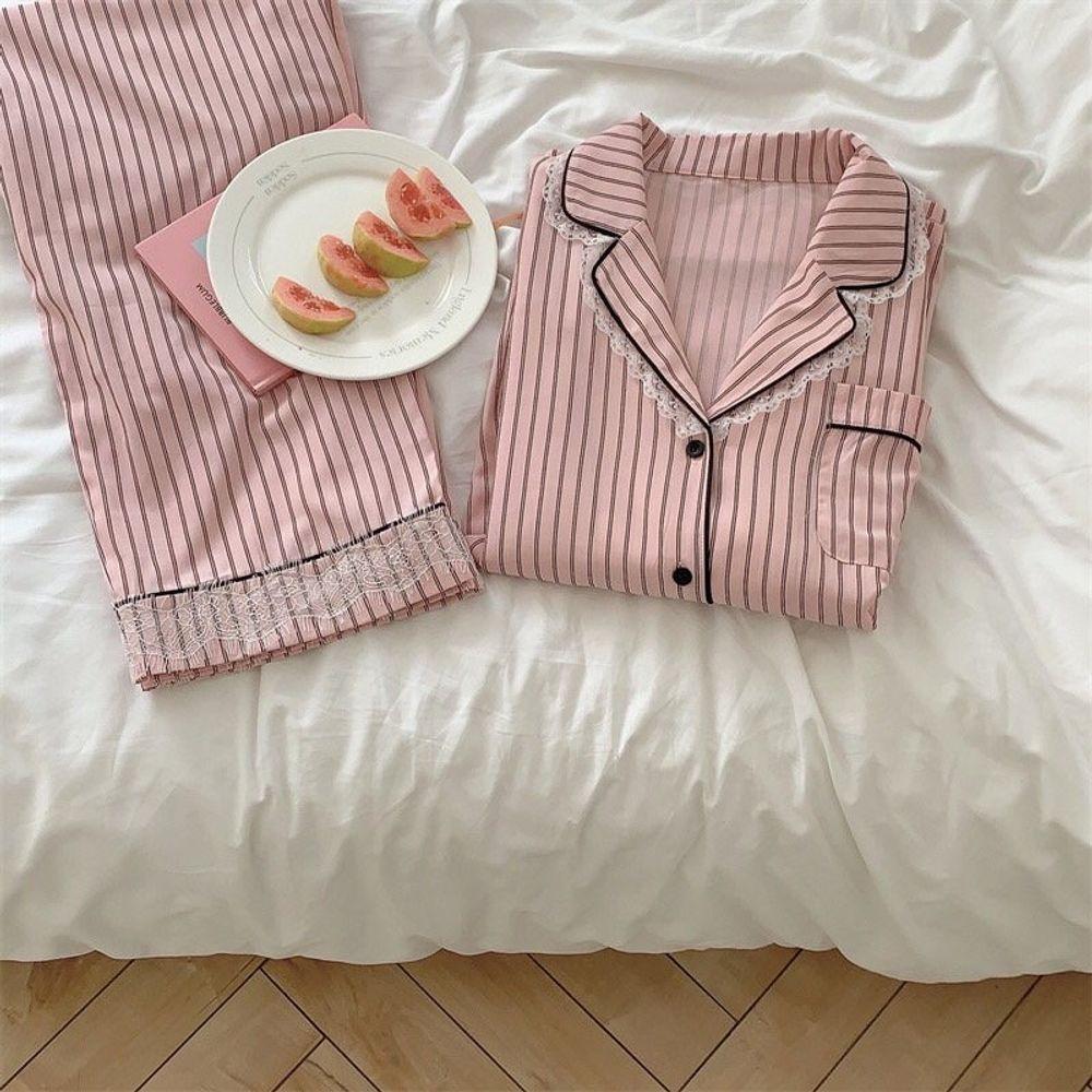 로제스트라이프잠옷파자마홈웨어