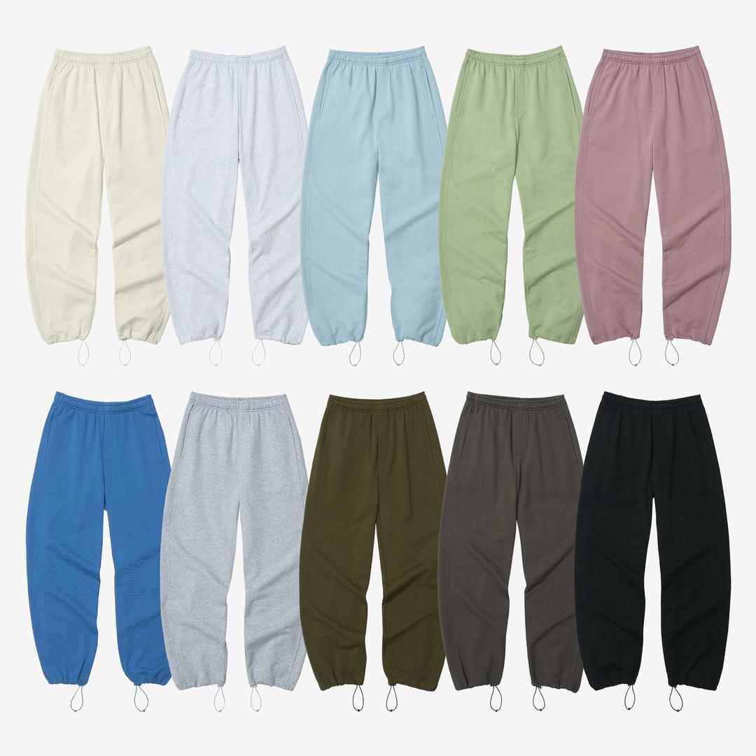 PW ROUNDING SWEAT PANTS_10COLORS