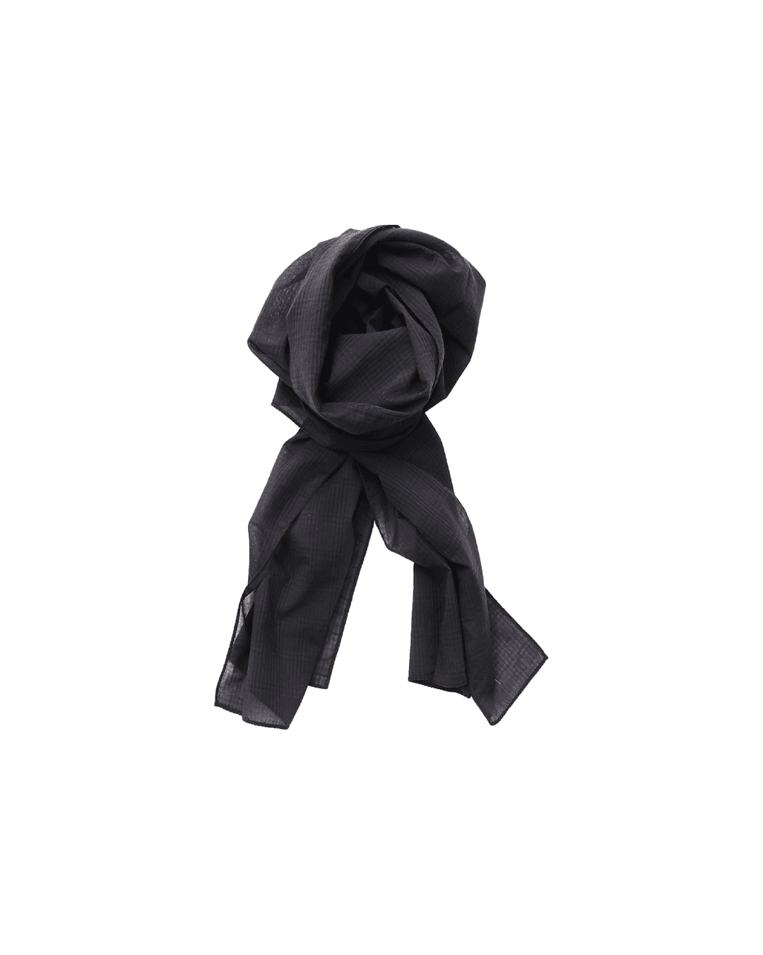 ADVENTURE CHECK SCARF (DARK NAVY)