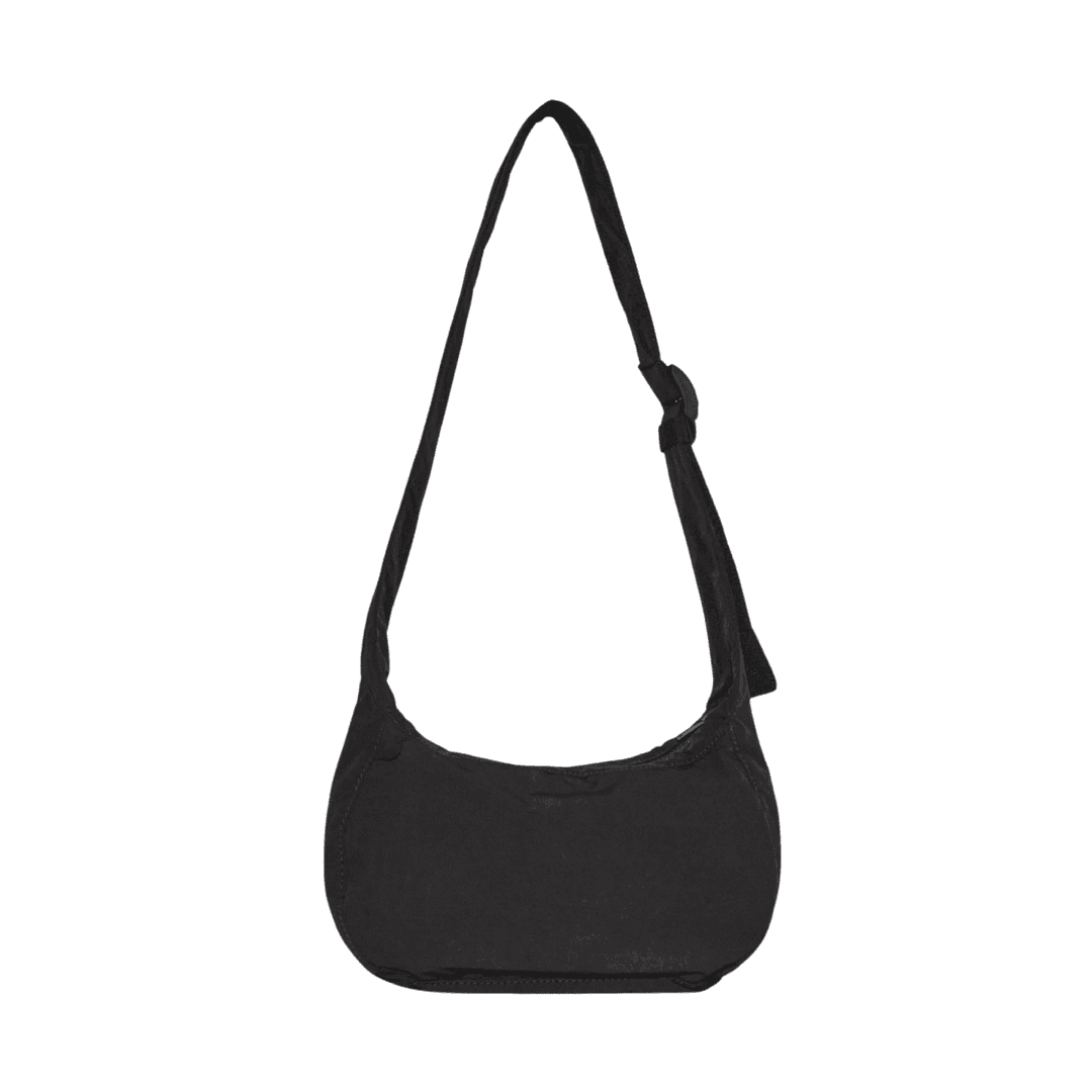 COS Nylon Crossbody Saddle Bag Black