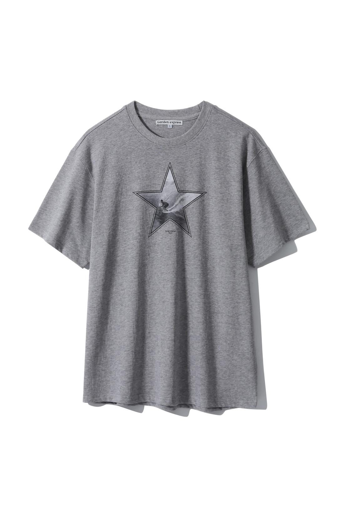 Surfing Star T-Shirt (melange grey)
