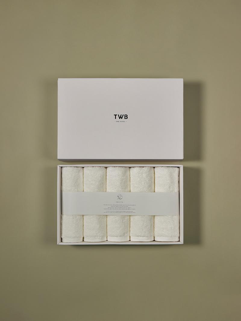 THE HOTEL FACE TOWEL 5P SET (SUPIMA)