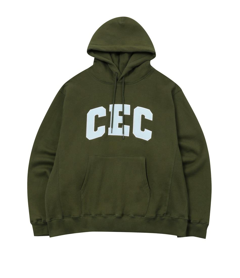 CEC ARCH LOGO HOODIE(KHAKI/기모)