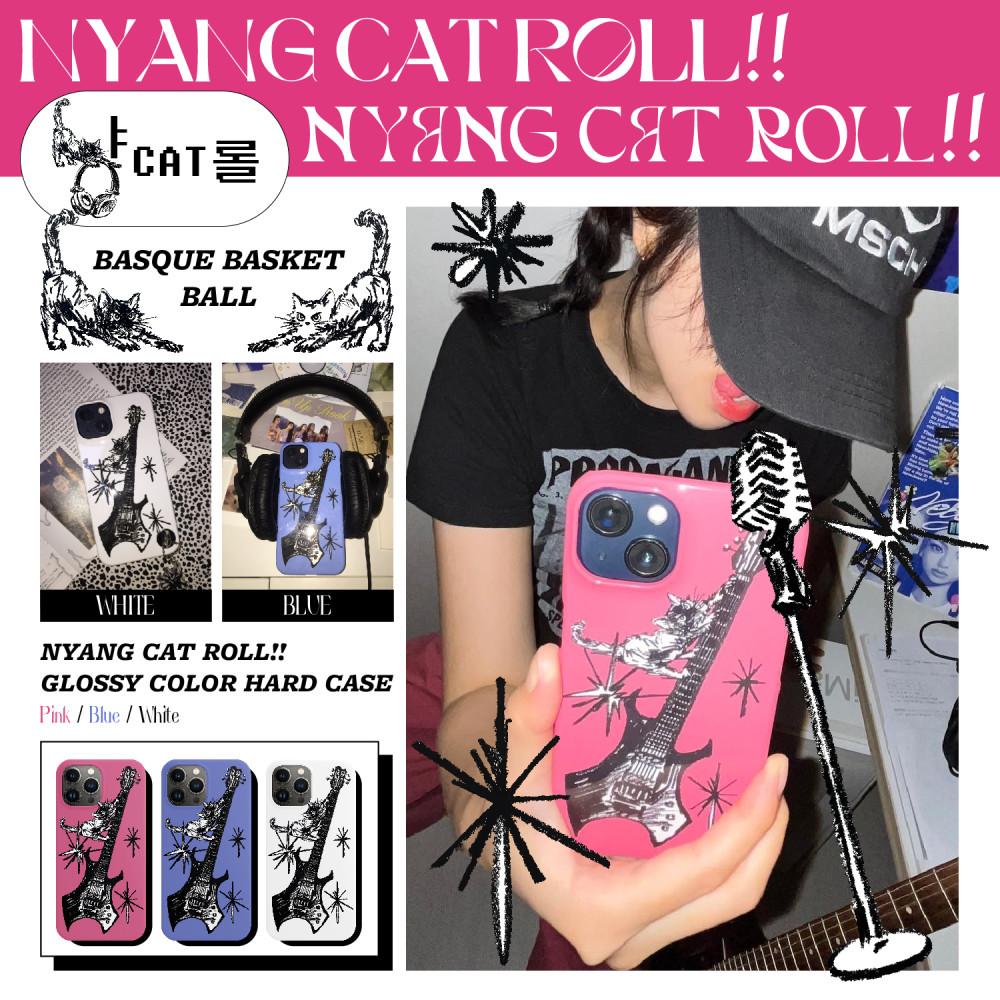 [HARD] NYANG CAT ROLL (냥캣롤 하드 고양이 폰케이스)