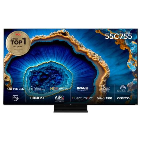 TCL 4K UHD QD Mini LED 스마트TV, 스탠드형, 방문설치