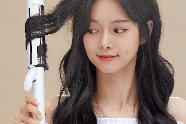 핑크출시! 여신 웨이브 롤고데기 이지 봉 고데기 40mm