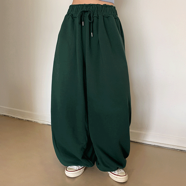 본지샵 [5XL,빅사이즈,오버핏,통통,남녀공용,가을신상,88-99,남자팬츠,커플팬츠,fw,트레이닝,츄리닝,벌룬,조거] 플러스 핀턱 와이드 스트링 조거 팬츠 - pt (완전빅사이즈)[무료배송]