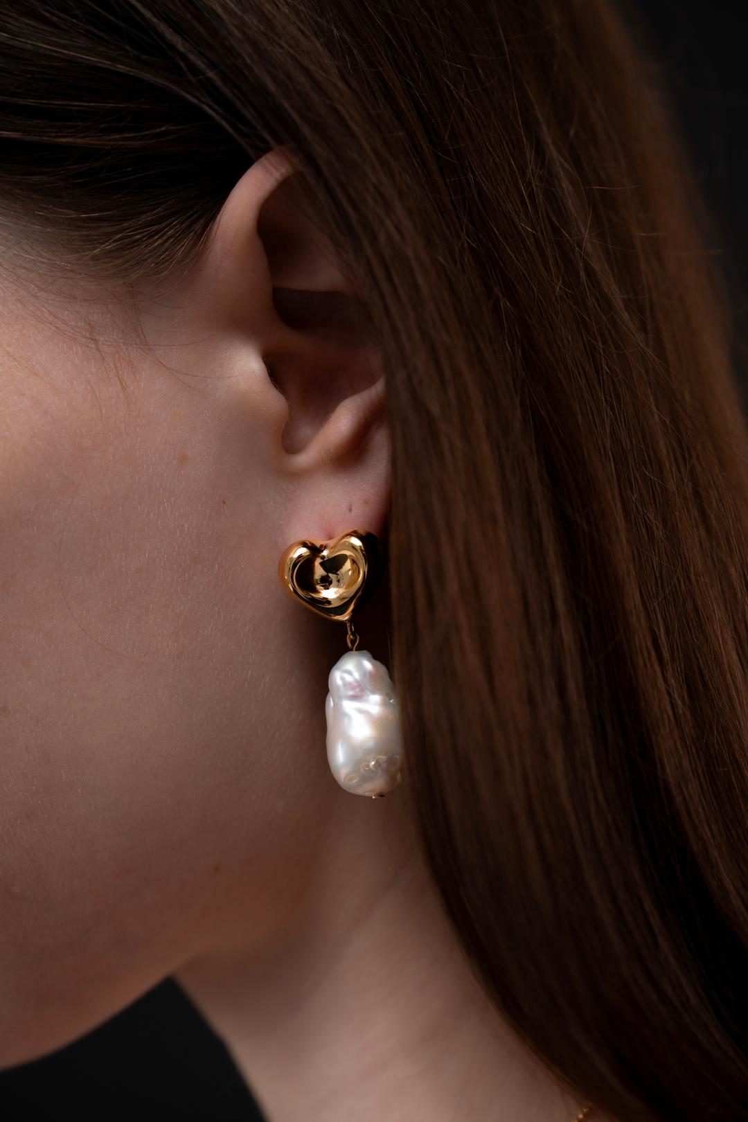 [2nd drop]baroque pearl heart E