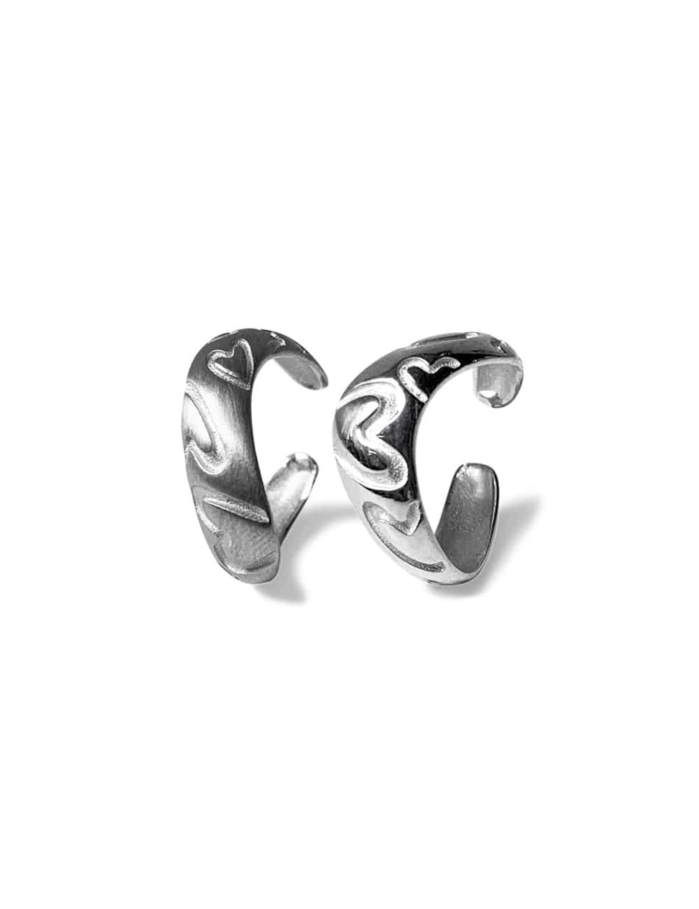HEART TARGET EAR CUFF
