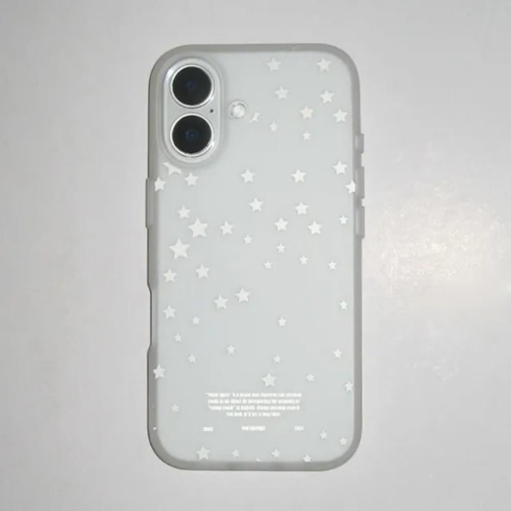ROCK STAR WHITE 반투명 젤리 폰케이스