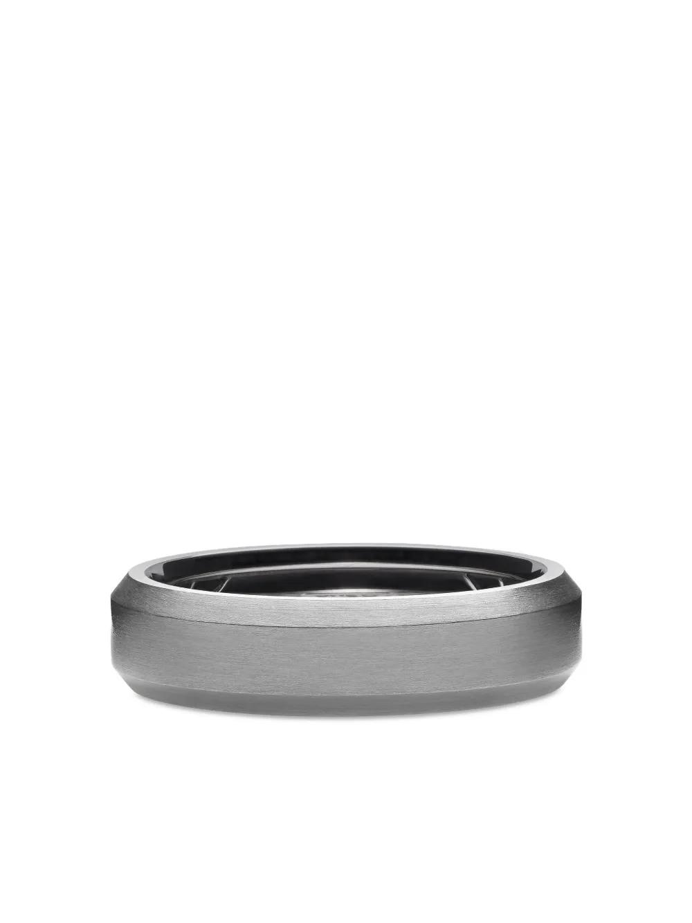 David Yurman 베벌드 밴드 링 6mm | 실버 톤 | FARFETCH KR