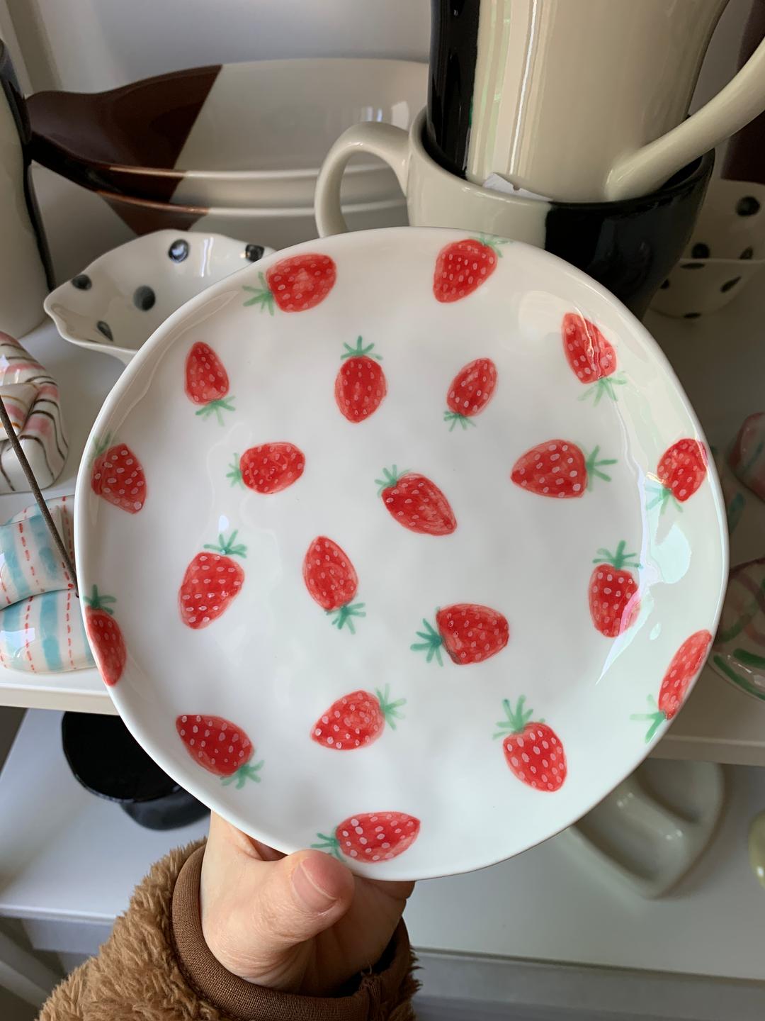 [주문제작 4주소요]nut Strawberry Plate