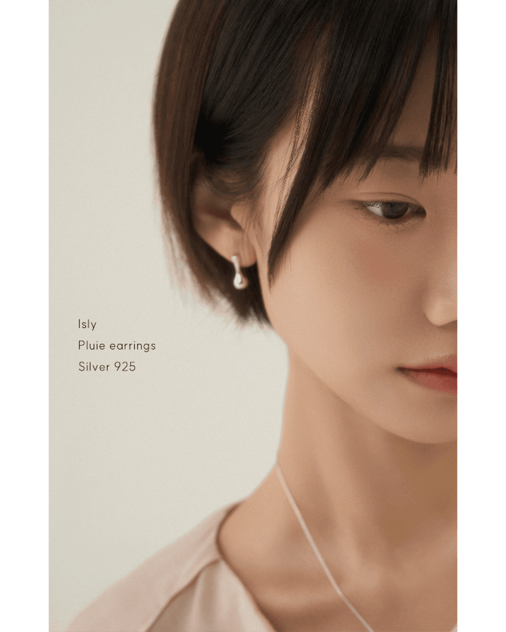 (예약배송)pluie earring (silver)
