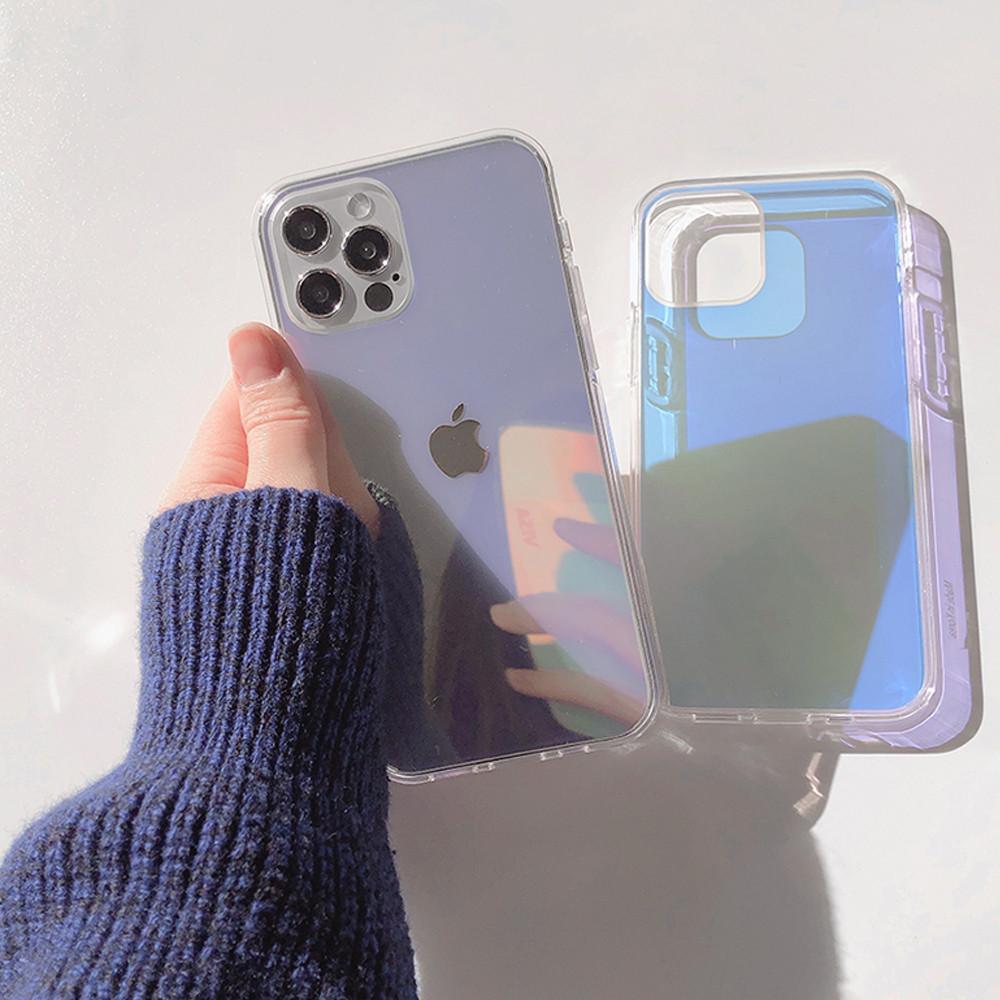 아이폰 13 케이스 투명 하프 미러