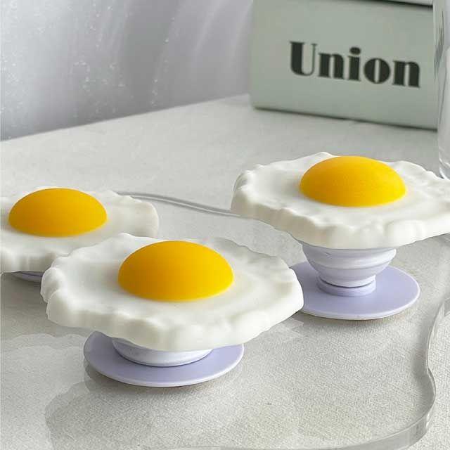 당일출고🚀 계란후라이 그립톡🍳 귀여운 스마트톡💛 우정템 커플템 실리콘그립톡 아크릴톡 투명그립톡 폰케이스 우정그립톡 커플그립톡 생일 선물 친구생일