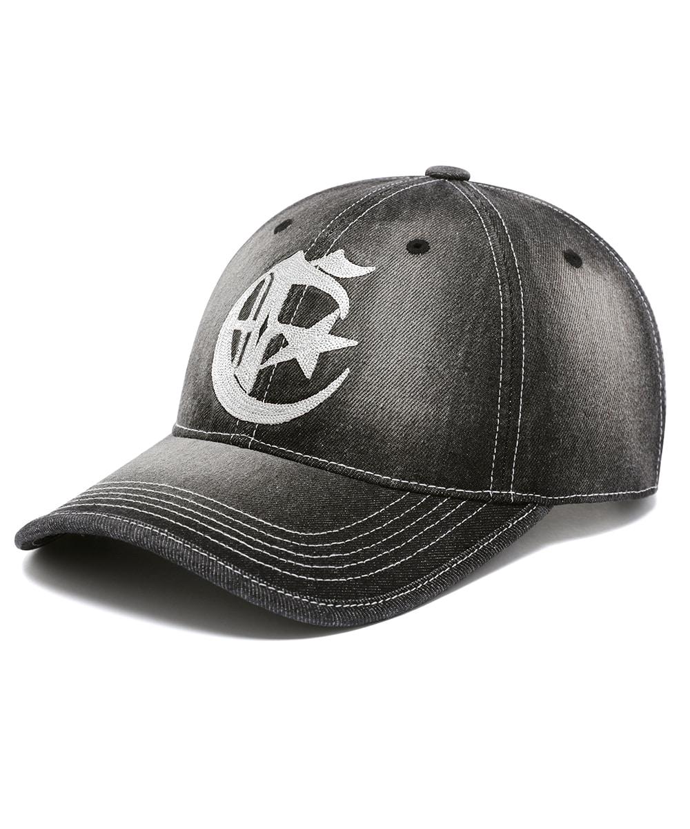 CENTURY WASHED DENIM CAP[BLACK]