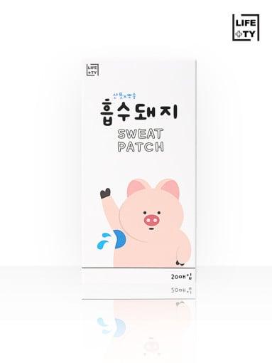 흡수돼지 겨드랑이 땀 흡수 패드 40매 (20매x2박스)