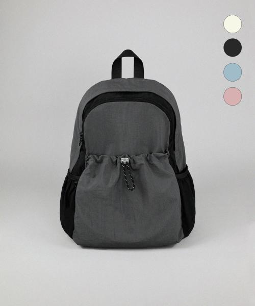 나일론 미니 트래블 백팩 - 블랙