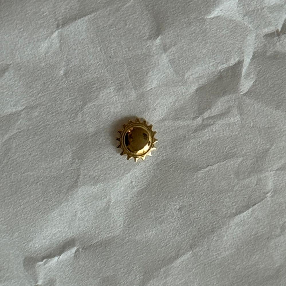 nudea - 누데아 쏠 태양 미니 디테일 심플 데일리 실버 피어싱 silver925