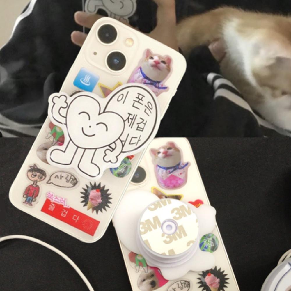 [23room] 아이폰 핸드폰 아크릴 그립톡 스마트톡