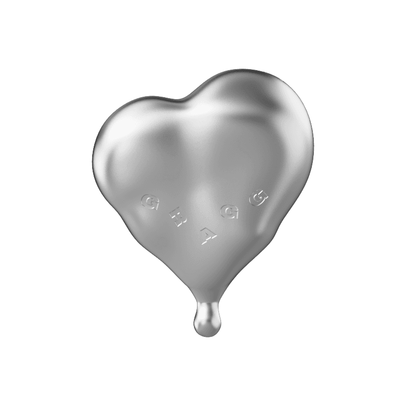 MAGSAFE FLOW HEART BATTERY - CHROME