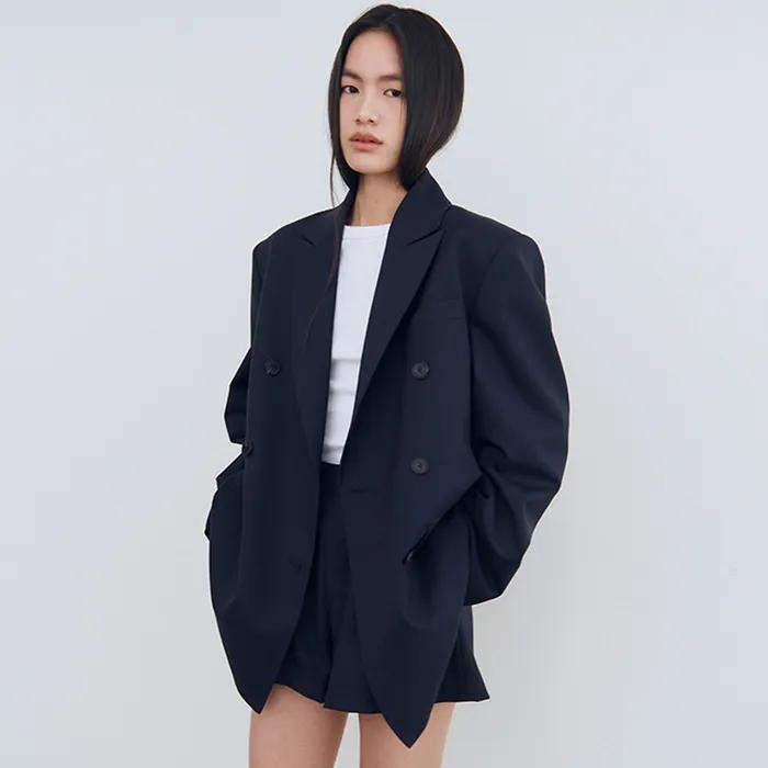 Classic Tailored Double Breasted Jacket