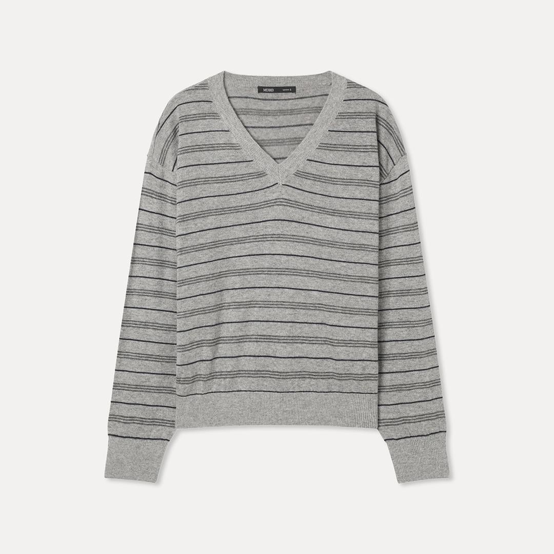 미쏘 V넥 루즈핏 풀오버 RE KAFT7MS_MIWKAG306T