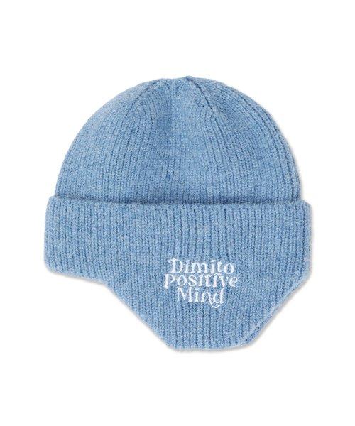 KNIT EAR BEANIE SKY