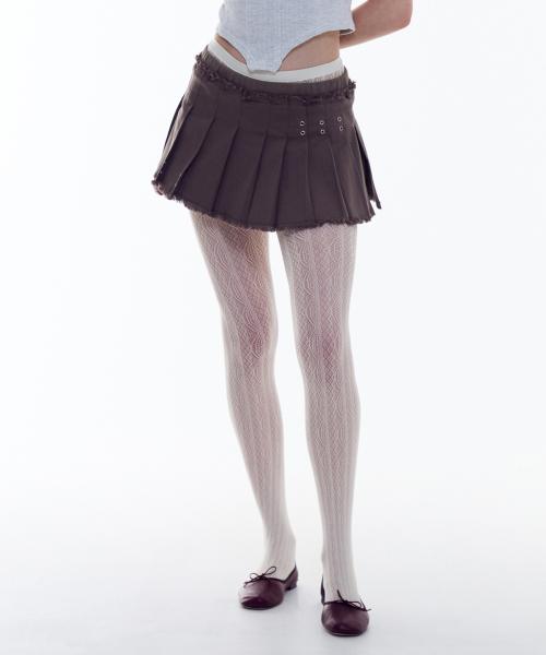 スカート jichoi SS24 DETTACHABLE SKIRT PANTS 지초이 SS24 DETTACHABLE SKIRT PANTS (BLACK) - 위시버킷