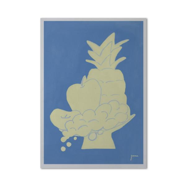 (grumsarah) A3 Poster-Blue fruits