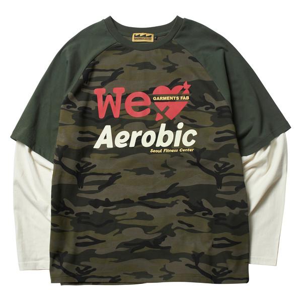 Camo Aerobic Layered Longsleeve (GREEN)