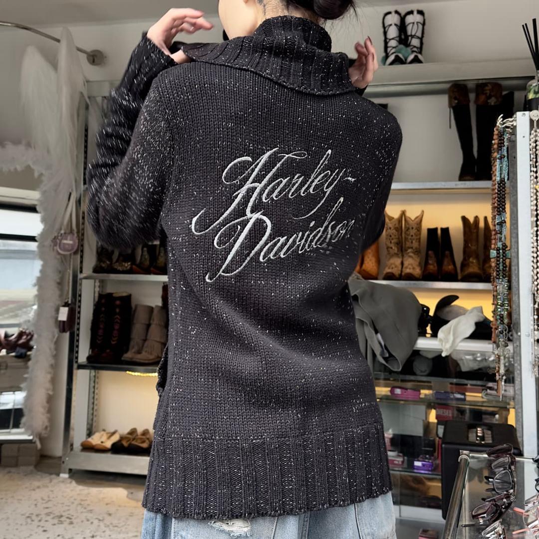 2013 할리 데이비슨 실버 로고 니트 | 후루츠패밀리