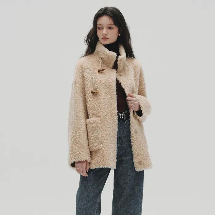 BABY OVER wool coat_beige
