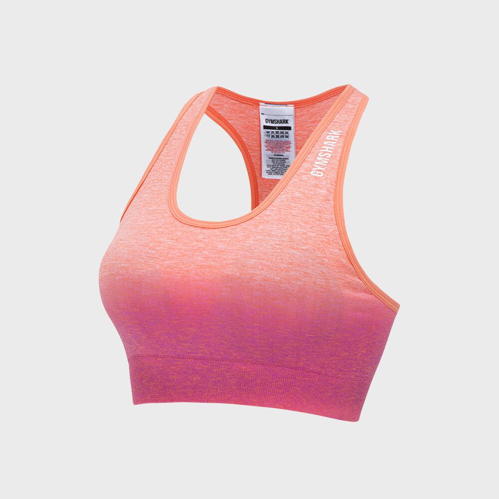 [GYMSHARK] 짐샤크 옴브레 심리스 스포츠브라 - GLSB5546 (ORANGE)