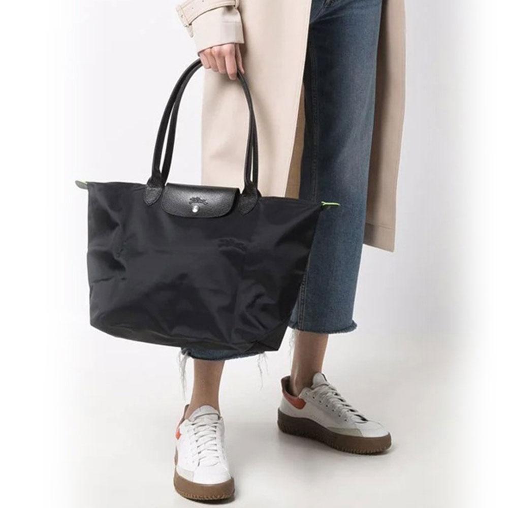 롱샴 르 플리아쥬 그린 31 라지 숄더백 토트백 기저귀가방 블랙 1899919-001