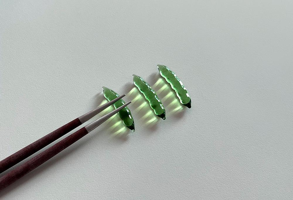 green pea cutlery rest, 줄라이 오키드