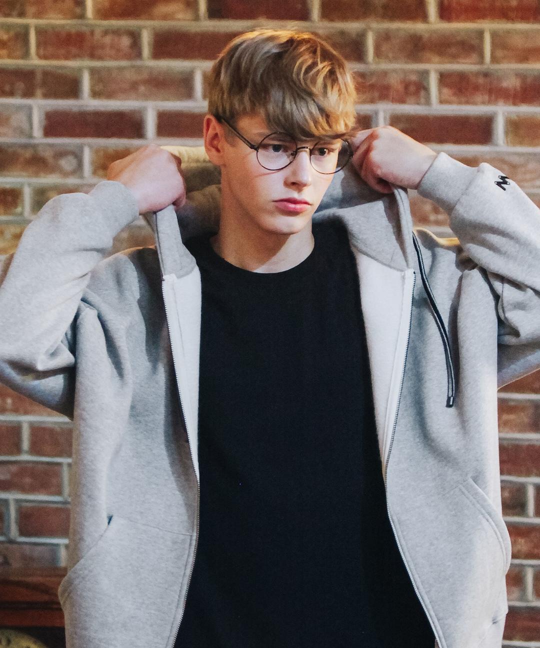 [11월15일 예약발송] 와핑 후드집업 그레이 JJOT7203