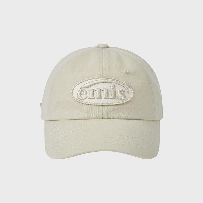 TONE ON TONE WAPPEN BALL CAP-BEIGE