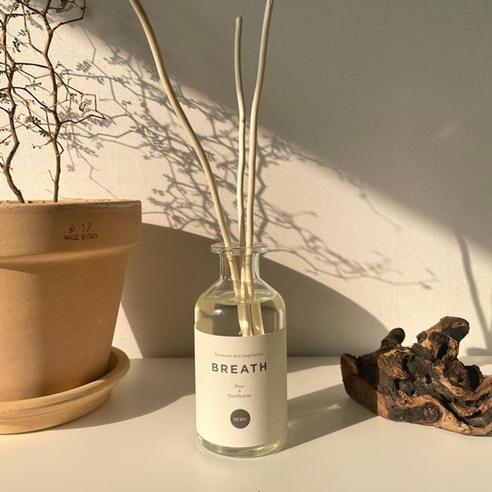 브레스 피톤치드 편백 나무 실내 디퓨저 200ml 천연 화장실 실내방향제 교보문고디퓨저