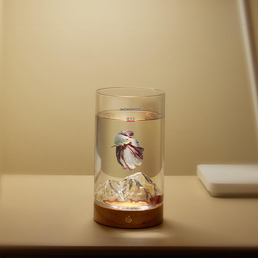 샤오미 미니 가정용 수족관 구피 금붕어 베타 물고기 마리모 키우기 USB 어항