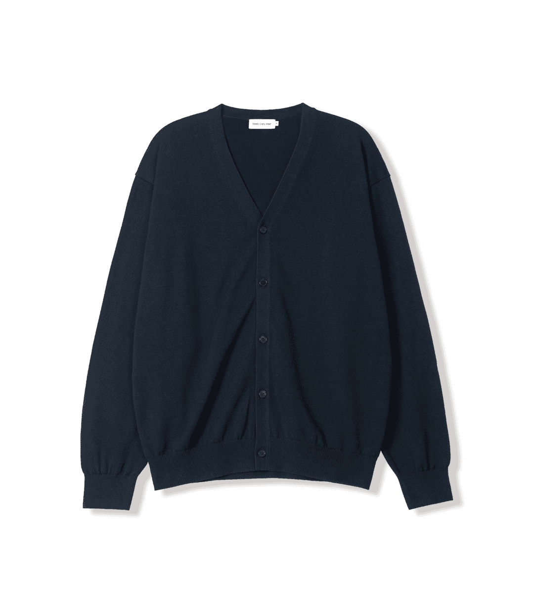 데일리 코튼 가디건 (다크 네이비)