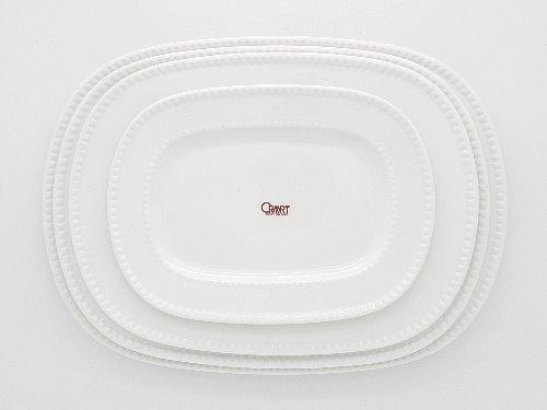 CRAART 도미노 타원 라운드접시