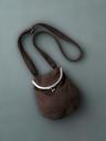 Suede Purse Crossbody Bag Brown