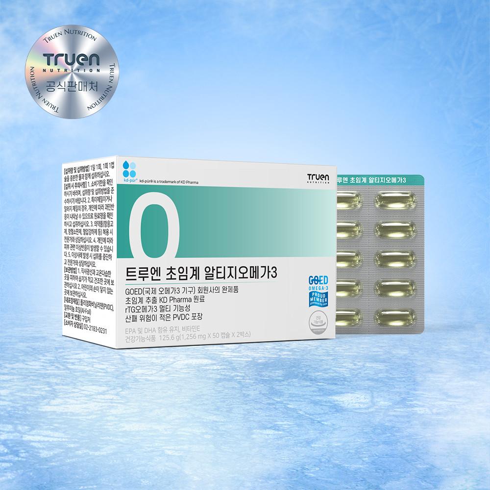 [냉장배송] 트루엔 초임계 알티지오메가3, KD 초록이
